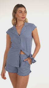 Ensemble pyjama shorty