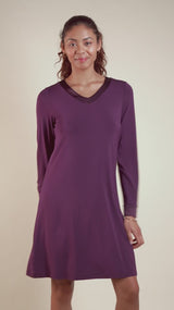 Modest Nightshirt with shelf bra