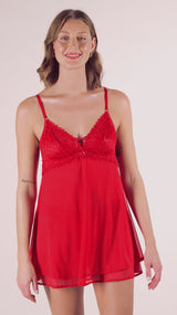 Ensemble Babydoll en dentelle